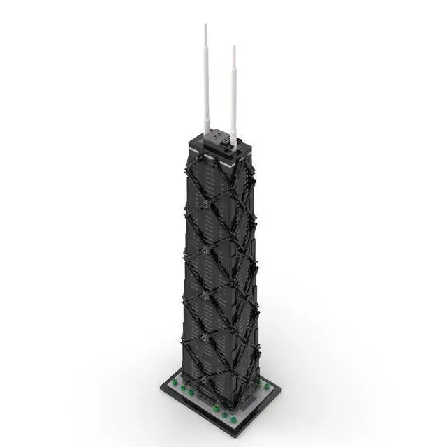 Alt view image 4 of 6 - MOC-213080 1/800 Scale Famous Chicago Landmark Architecture Street Scene 2191PCS