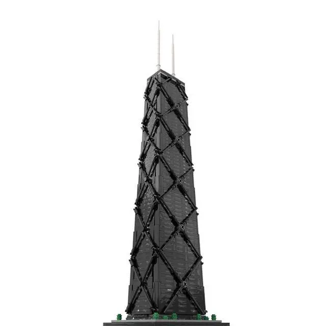 Alt view image 5 of 6 - MOC-213080 1/800 Scale Famous Chicago Landmark Architecture Street Scene 2191PCS