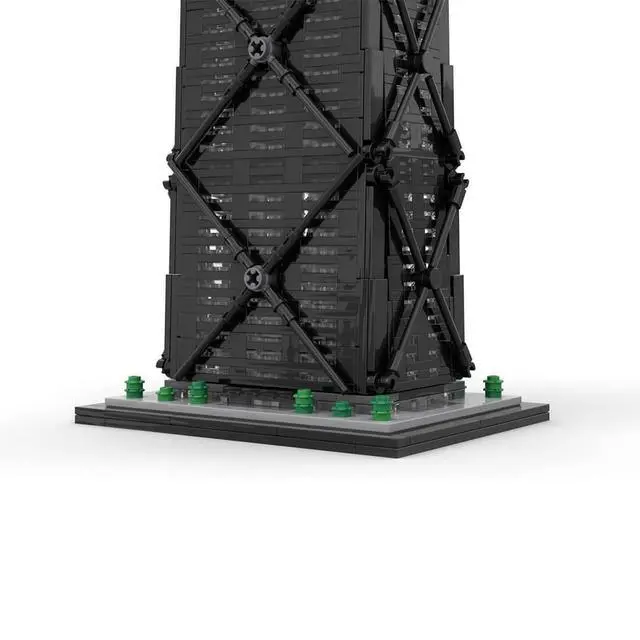 Alt view image 6 of 6 - MOC-213080 1/800 Scale Famous Chicago Landmark Architecture Street Scene 2191PCS