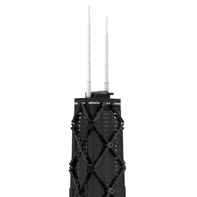 Alt view image 3 of 6 - MOC-213080 1/800 Scale Famous Chicago Landmark Architecture Street Scene 2191PCS