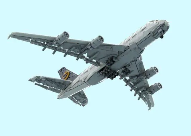Alt view image 2 of 3 - Custom MOC-231917 Lufthansa Airbus A380 Building Blocks Set (3787PCS) Toys
