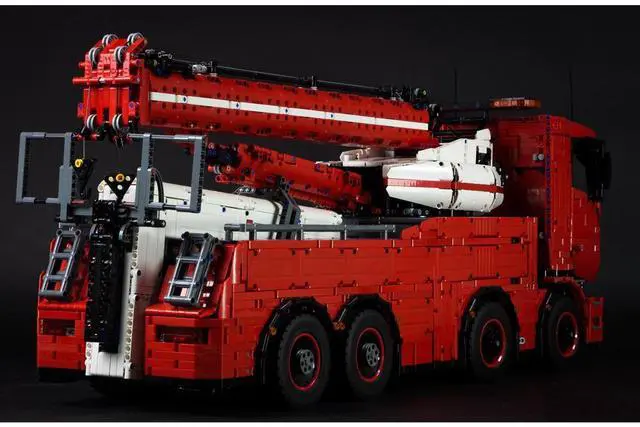 Alt view image 5 of 7 - ZITIANYOUBUILD MOC-29848 Full RC 8x8 Breakdown Truck Tow Truck MkII Boom Truck Recovery Vehicle Breakdown Lorry 10180 Pieces