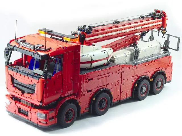 Main image of ZITIANYOUBUILD MOC-29848 Full RC 8x8 Breakdown Truck Tow Truck MkII Boom Truck Recovery Vehicle Breakdown Lorry 10180 Pieces
