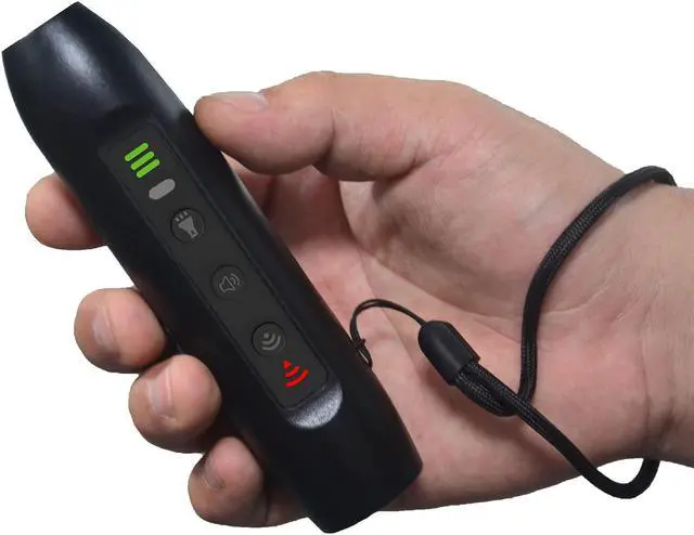 Main image of Ultrasonic Hand-held Barking Device | Dog bite Repellent Anti bark | Stick Stop Barking Device Portable Dog,Trainer LED lamp