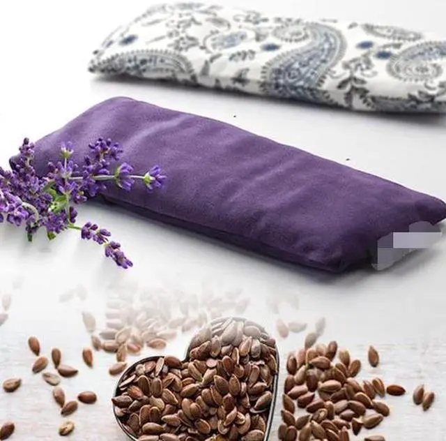 Alt view image 4 of 6 - Eye Pillow with Extra Cover Yoga Meditation Accessories Lavender Aromatherapy Weighted Eye Mask for Sleeping Yoga Meditation Self Care Unique Gifts