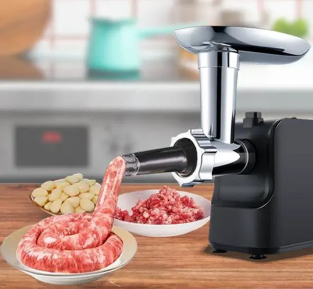 Alt view image 4 of 7 - Electric meat grinder US gauge 120V multi-function automatic meat grinder mini domestic meat grinder
