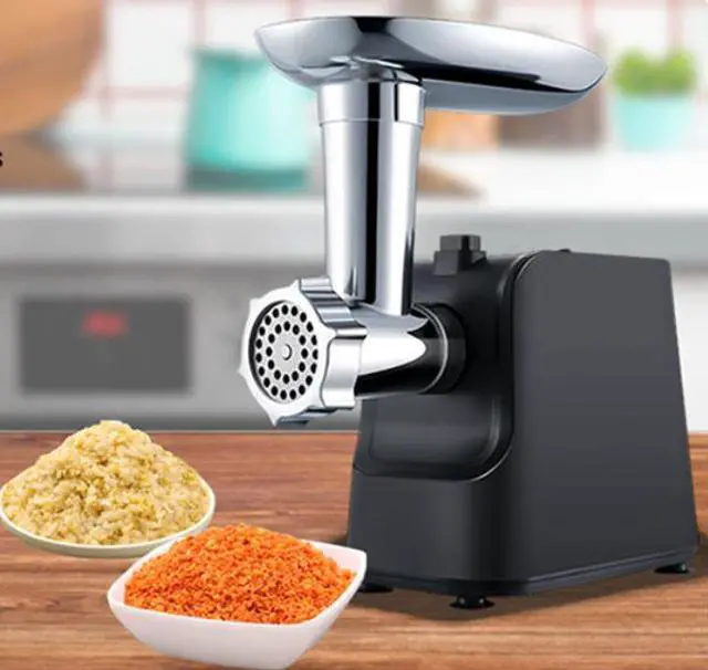 Alt view image 5 of 7 - Electric meat grinder US gauge 120V multi-function automatic meat grinder mini domestic meat grinder