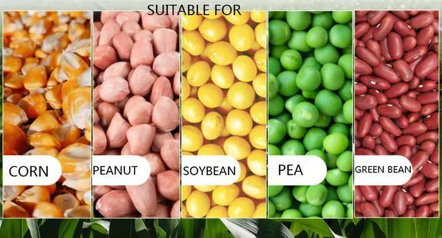 Alt view image 3 of 7 - Fertilizing and seeding machine portable planter sowing corn peanut soybean vegetable hand - held planter manual adjustable seeder & fertilizer Spreader