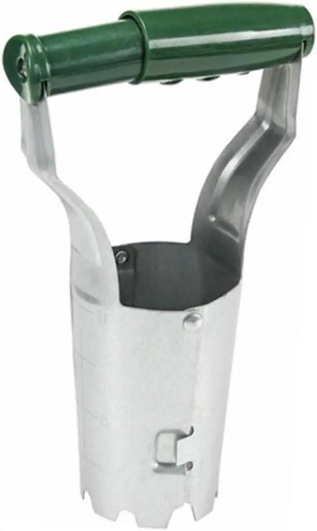 Alt view image 3 of 7 - 1 set Seed Planter Tool Hand Dibber Bulb Planter Seed Dispenser for Gardening,Sowing Seeds,Transplanting Plants,Planting Bulbs,Digging Stainless Steel