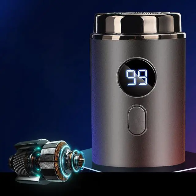 Alt view image 2 of 7 - Mini Portable Electric Shaver, 2025 Upgrade Men's Portable Mini Travel Shaver, USB Rechargeable Ipx-7 Waterproof Electric Razor for Car, Travel
