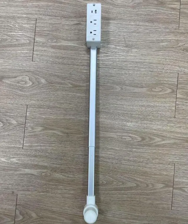 Alt view image 3 of 7 - Electrical Outlet Extender Outlet Concealer with Cord Concealer Kit Flat Extension Cord with Multi Outlets Power Strip Ideal for Home Improvement Hide Bulky and Messy Cords