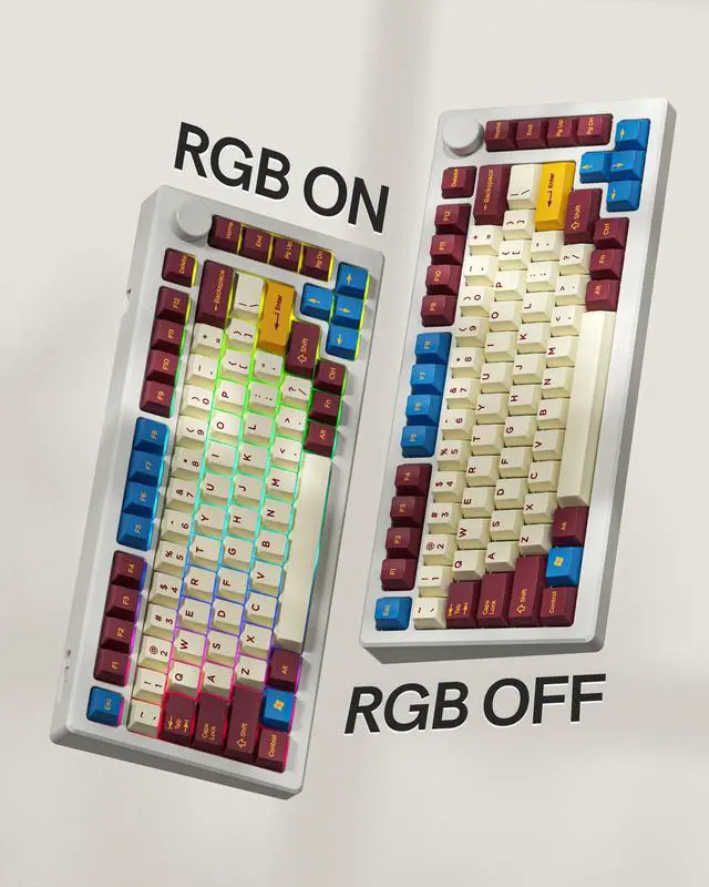Alt view image 6 of 7 - Womier Cherry Profile PBT Keycaps 135 Keys Japanese Koi Shrine Theme, Dye-Sublimation Keycap Set for MX Switch Mechanical Keyboard, Fits 60% 65% 75% 80% 100% US Layout