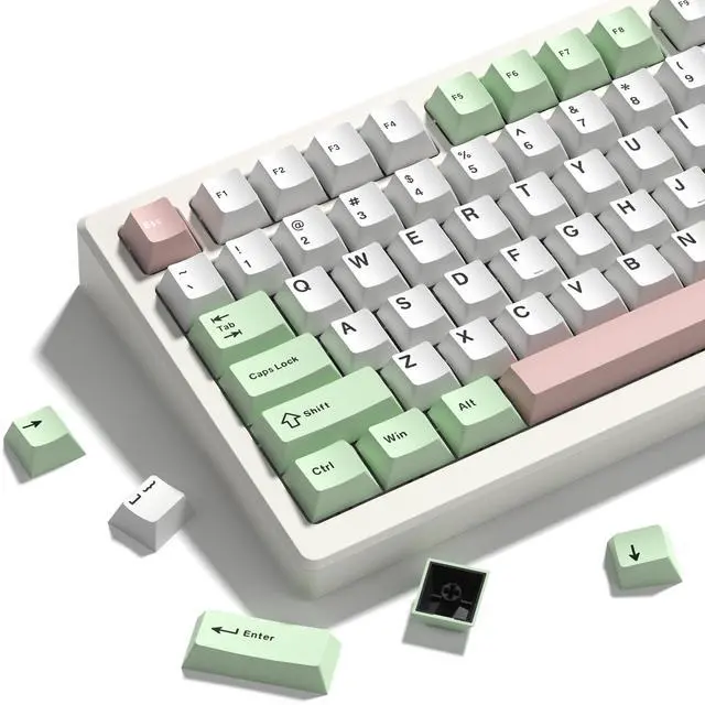 Main image of Womier dagaladoo Double Shot PBT keycaps Set, Cherry Profile Keyboard Keycaps