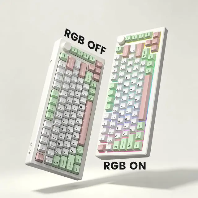Alt view image 7 of 7 - Womier dagaladoo Double Shot PBT keycaps Set, Cherry Profile Keyboard Keycaps