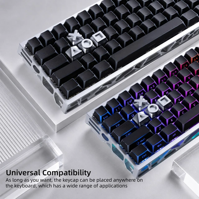 Alt view image 7 of 7 - Womier Real Metal Custom Keycaps,WASD Keycaps for Mechanical Keyboard
