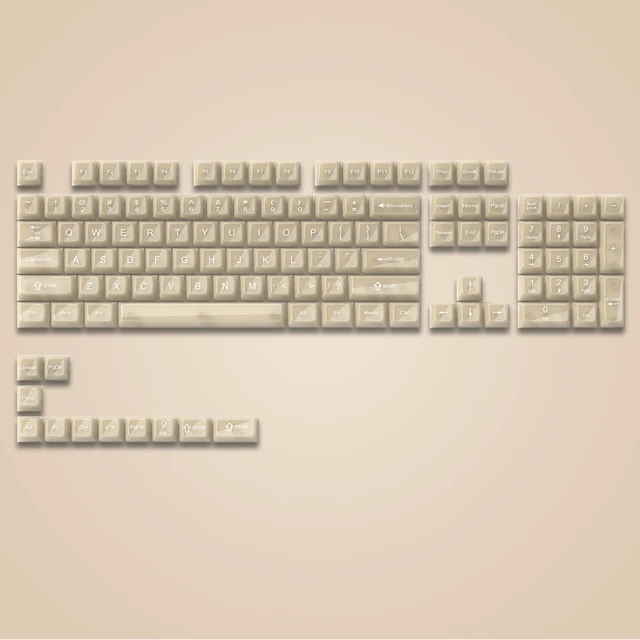 Alt view image 2 of 7 - Womier Shine Through Keycaps, Jelly Ceramic Style Keycaps