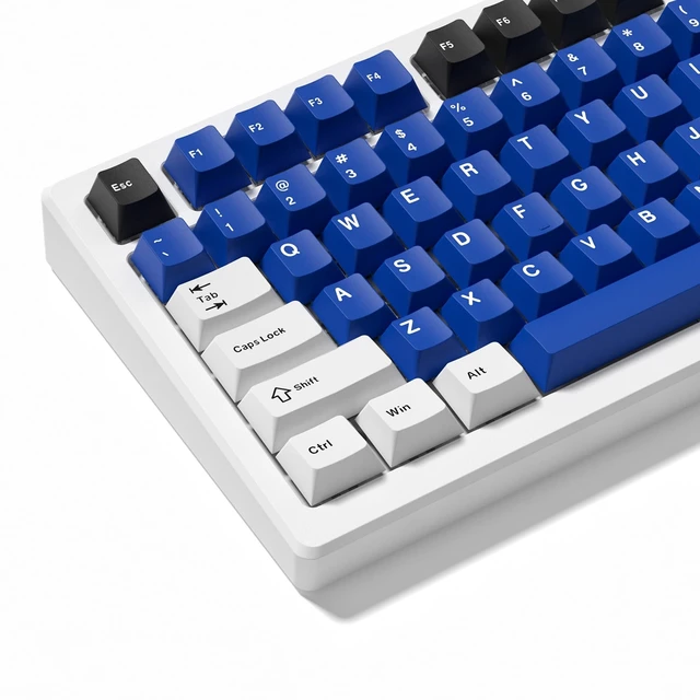 Main image of Womier PBT Keycaps, Custom Blue Keycaps Set, Keyboard Caps