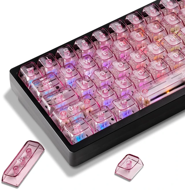 Main image of Womier Clear keycaps Set,Translucent Keyboard keycaps,Jelly Key caps
