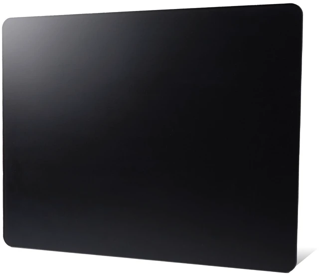 Main image of Womier Glass Gaming Mouse Pad, Large Hard Glass Mousepad 15.8×11.8 Inch, Ultra-Smooth Etched Finish Surface, Precise Tracking, Anti-Slip Rubber Base, Ideal for Gaming & Work, Black