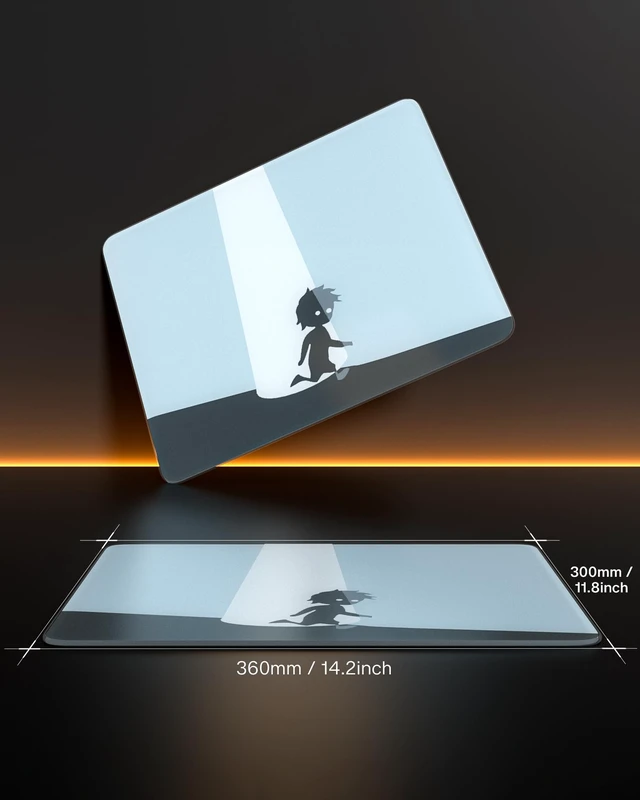 Alt view image 3 of 7 - Womier Gaming Mousepad,Little Boy Graphic Gaming Mousepad, Graffiti