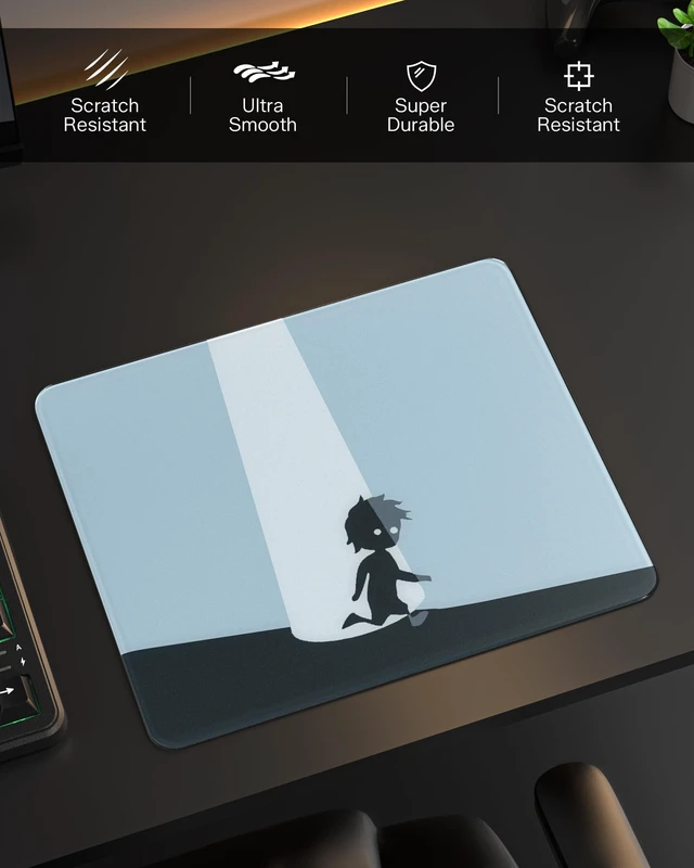 Alt view image 5 of 7 - Womier Gaming Mousepad,Little Boy Graphic Gaming Mousepad, Graffiti