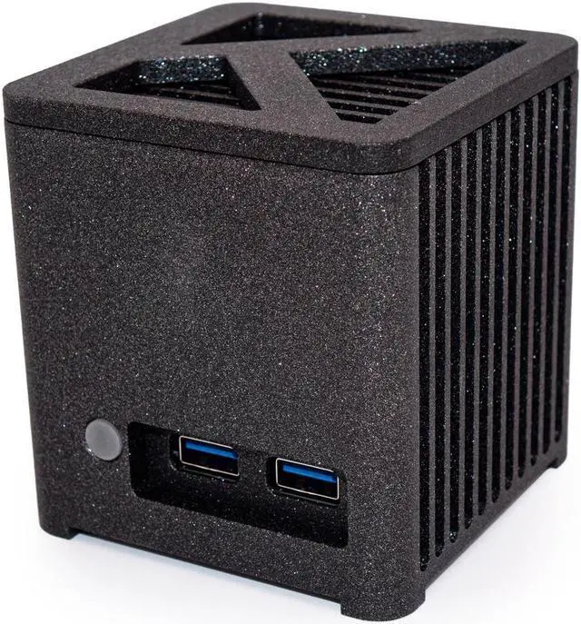 Main image of Fanless Mini Computer (3.15 inch), Intel® N150, 16GB LPDDR5, SSD M.2 256GB, Intel® UHD Graphics 4K, WiFi 6, BT 5.2, Build in France, Win11P, Aluminum, Graphite