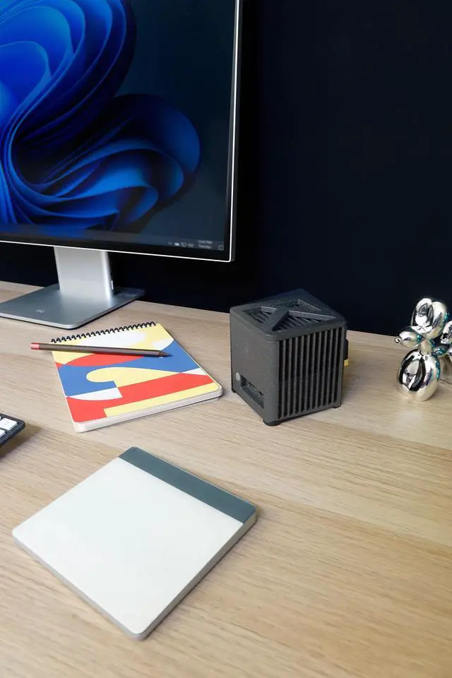 Alt view image 3 of 7 - Fanless Mini Computer (3.15 inch), Intel® N150, 16GB LPDDR5, SSD M.2 256GB, Intel® UHD Graphics 4K, WiFi 6, BT 5.2, Build in France, Win11P, Aluminum, Graphite