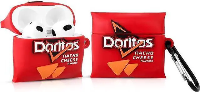 Alt view image 4 of 5 - (3Pack) Case for Airpods 3rd Generation, Silicone Airpods 3 Case Protective Cover with Cute Funny Skin Design, with Keychain (Goldfish+Candy1+Candy2)