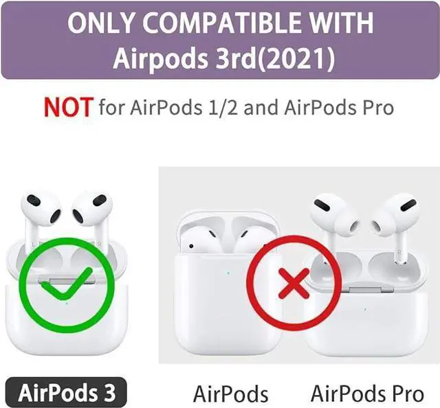 Alt view image 5 of 6 - [3Pack] Cute Charging Case Cover, Silicone, Funny 3D Cartoon Food Design, Sport Water+Tekis Potato+Bubble Gum For Airpods 3rd Generation for Boys Girls Kids