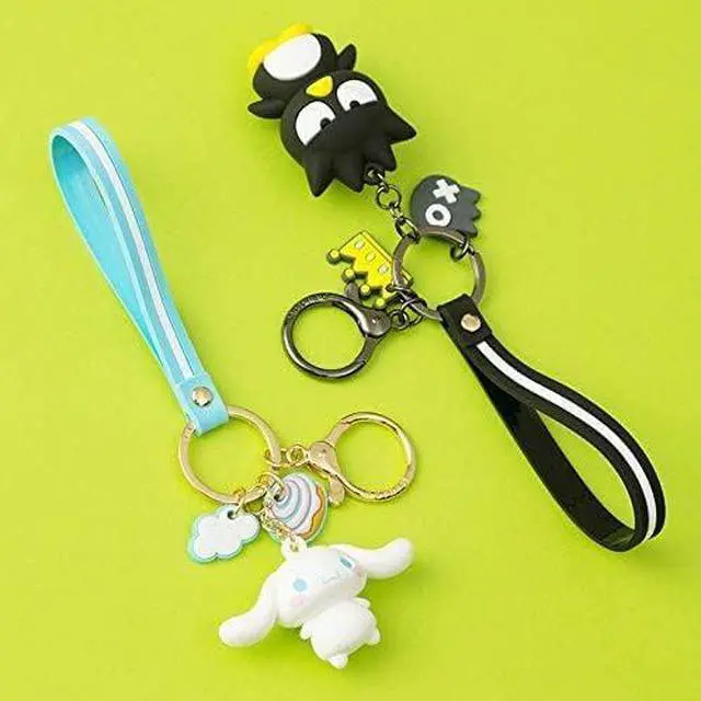 Alt view image 4 of 6 - Cute Kawaii Accessories Anime Keychain Adorable Keychain Keyring Key Purse Handbag Car Charms