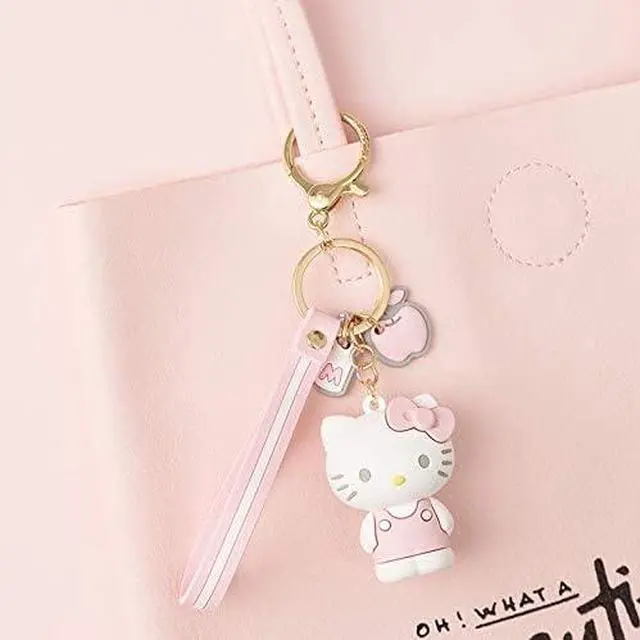 Alt view image 6 of 6 - Cute Kawaii Accessories Anime Keychain Adorable Keychain Keyring Key Purse Handbag Car Charms