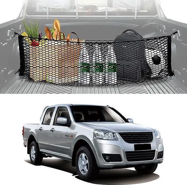 Main image of Truck Bed Cargo Net for Trunk Storage, Storage Mesh, Food Organizer, Truck Cargo Net, Automotive Cargo Net