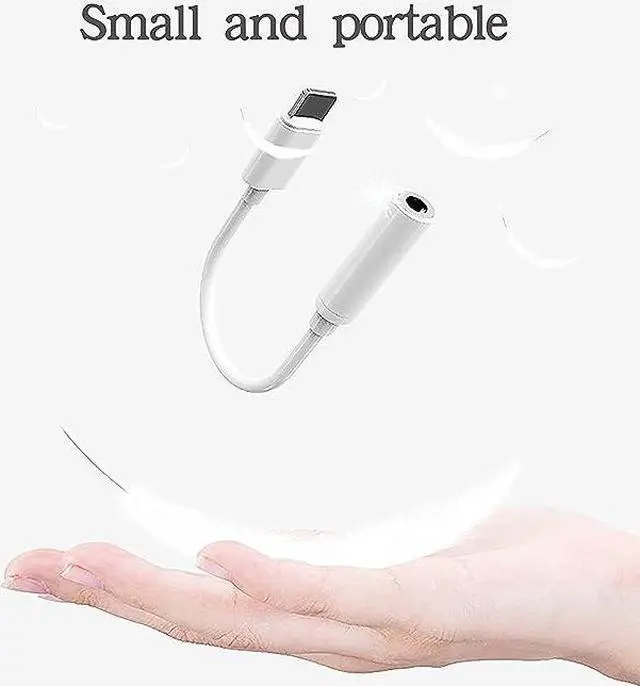 Alt view image 2 of 7 - 3 Pack Headphone Adapter for iPhone Connects Lightning to 3.5mm Dongle Auxiliary Audio Splitter Cable AKAVO Adapter Compatible with iPhone 7 8 11 11 Pro 12 12 Pro X XR XS XS Max