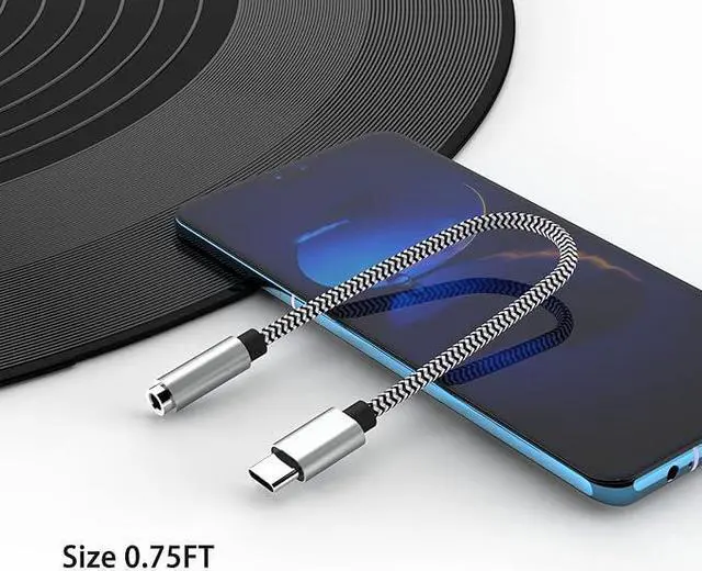Alt view image 5 of 5 - USB Type C to 3.5mm 4pack Female Headphone Jack Adapter: Type C to Aux Audio Cable Cord Compatible with Samsung Galaxy S22+ S21 Ultra S20 S10 S9 Note 20 10, Google Pixel 6 Pro/5/4/3/2