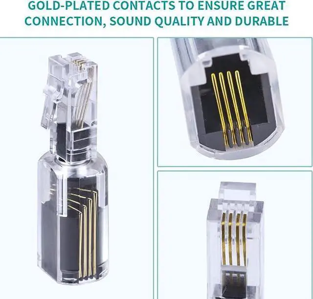 Alt view image 6 of 7 - (Value Pack of 2) 360° Phone Cord Detangler Landline Telephone Extended Rotating Black