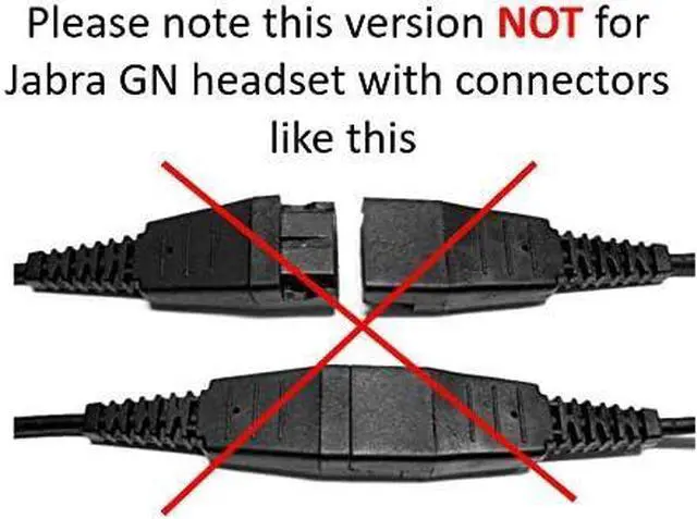 Alt view image 5 of 5 - HIS-1 Quick Connect Disconnect Cable to RJ9 Plug Adapter Replacement QD Release Coil Cord Extension for Plantronic Headsets Compatible with Avaya IP 1608, 1616, 9610, 9620, 9620L, 9620C, 9630, 9630G