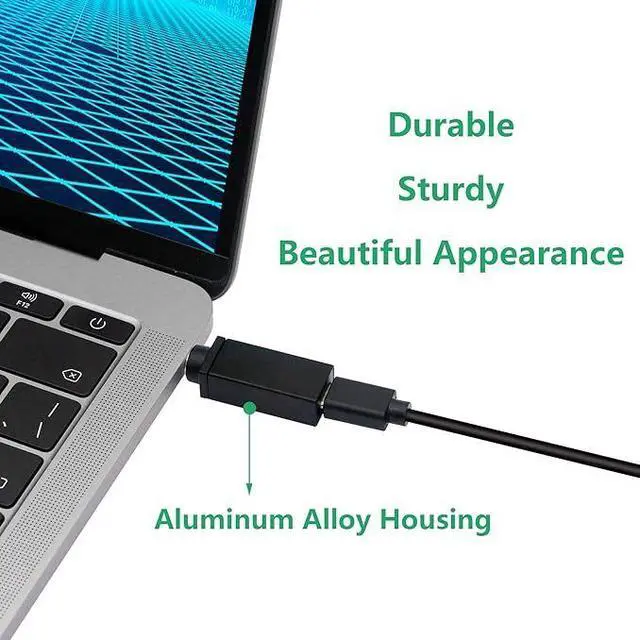 Alt view image 6 of 6 - 100W PD USB Type C Female Input to DC 7.9mm x 5.5mm Power Charging Adapter for T60 T61 T400 T410 T420 T430 T500 T510 T520 T530 X60 Z60 X200 X201 X220(Black 2)(100w-7955a2)