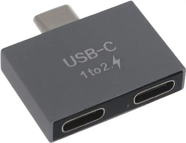 Main image of USB C Male to USB C Female Splitter Convter Adapter Extension Connector for USB C PD Charger Laptop and More USB Type C Splitter Hub