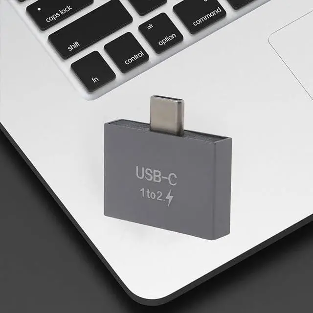 Alt view image 2 of 2 - USB C Male to USB C Female Splitter Convter Adapter Extension Connector for USB C PD Charger Laptop and More USB Type C Splitter Hub