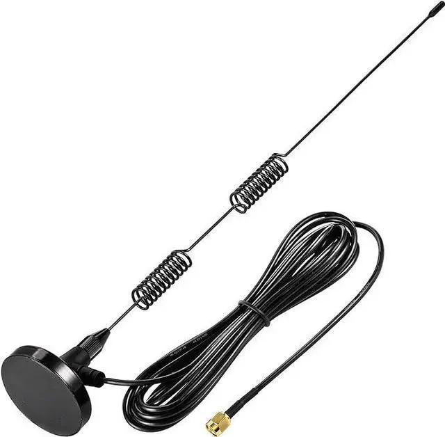 Alt view image 6 of 7 - Dual Band VHF UHF 136-174MHz 400-470MHz Ham Radio Magnetic Base Antenna Handheld Two Way Radio SMA Male Antenna for Ham Radio Walkie Talkie Icom Yaesu Vertex Standard Horizon Marine VHF Radio