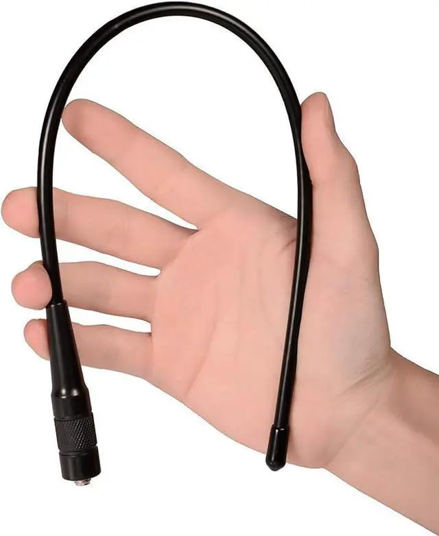 Alt view image 2 of 5 - Dual Band VHF UHF 136-174MHz 400-470MHz Ham Radio Antenna Two Way Radio Antenna Walkie Talkie Flexible Whip Antenna SMA Female for Kenwood Wouxun Baofeng Radios BF-F8HP UV-5R UV-82 BF-888S