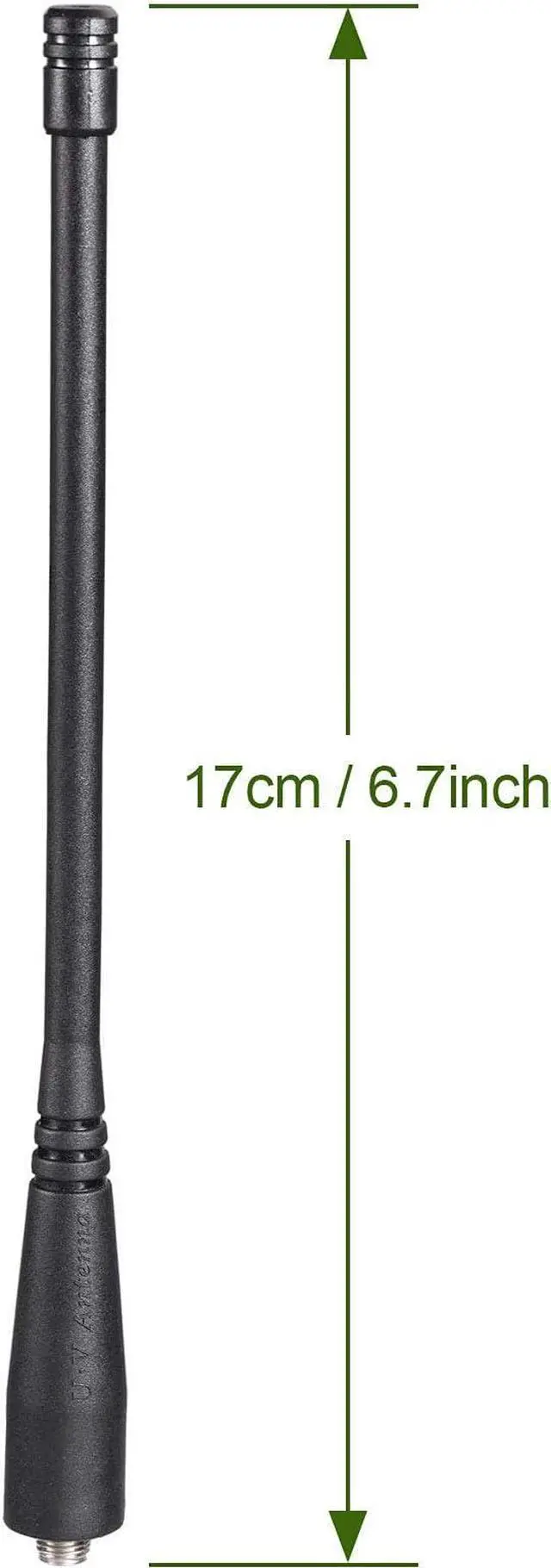 Alt view image 3 of 6 - Dual Band VHF UHF 136-174MHz 400-470MHz Ham Radio Antenna Handheld Two Way Radio Walkie Talkie SMA Female Soft Antenna 2-Pack for Kenwood Wouxun Baofeng BF-F8HP UV-5R UV-82 BF-888S GT-3 Radio