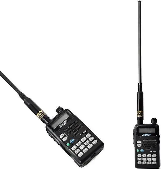 Alt view image 3 of 4 - Dual Band VHF UHF Ham Radio Telescopic Antenna SMA Male 42 inch Retractable Replacement Long Antenna for Walkie Talkie Yaesu Vertex VX-3R VX-132 WOUNXUN KG-UV8D TYT Radios