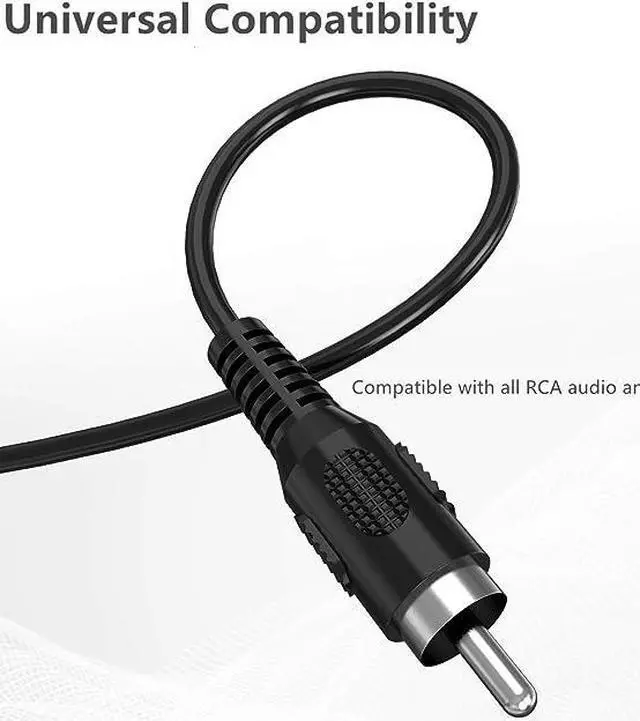 Alt view image 5 of 6 - RCA Extension Cable, 2 Pack 3ft Audio Video RCA Male to Female Cord Ullnosoo for Speaker, Subwoofer, Camera, HDTV, Amplifier