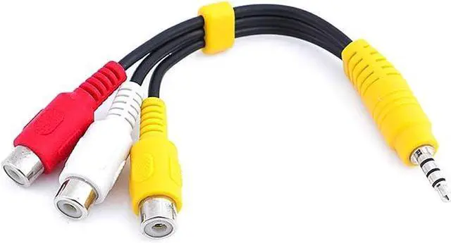 Main image of your yy Replacement for Sony TV Video AV Component Adapter Cable, 3.5mm to 3 RCA AV Input Adapter CBF Signal Sony RCA Conversion Cable for Sony TV - 23CM/9 Inch