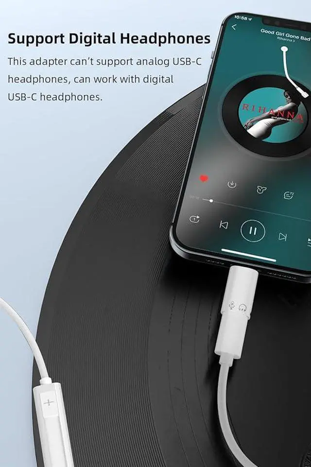 Alt view image 3 of 6 - AreMe 2 Pack USB C/USB 3.0 Female to Lightning Male OTG Adapter for iPhone/iPad, Support Connect Card Reader, U Disk, USB Flash Drive, Keyboard, Mouse, Lavalier Microphone, Digital Headphone