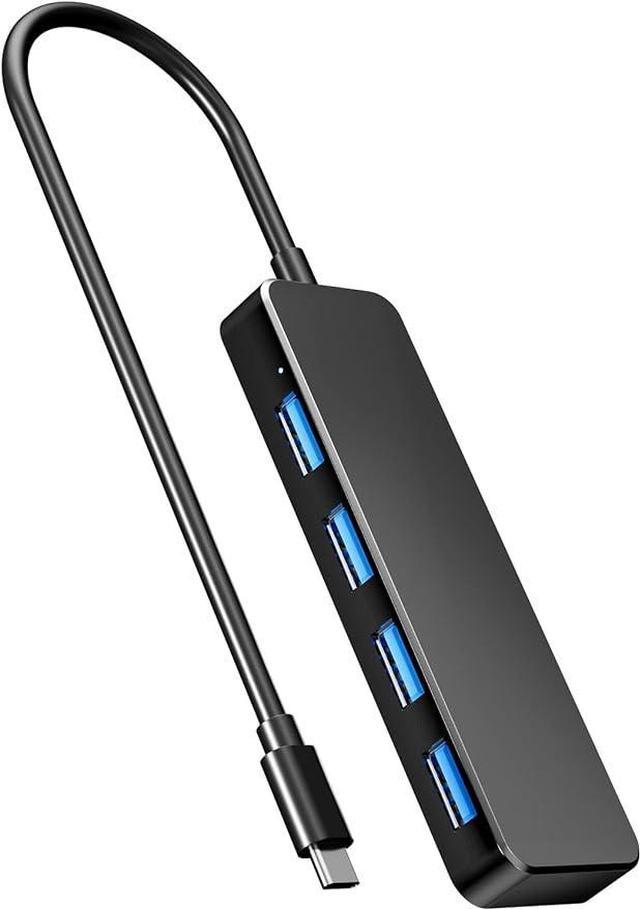 C By Ge Hubugreen 4-port Usb 3.0 Hub - Type-c To Usb-a Splitter For  Macbook, Samsung, Ipad