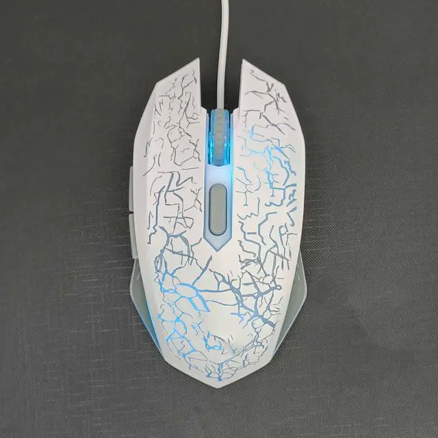 Main image of Gaming Mouse, Wired Gaming Mouse with RGB Backlit, 8000 DPI Adjustable, Mouse with 9 Programmable Macro Buttons & Fire Button, Software Supports DIY Keybinds, M910-K