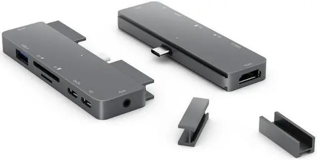 Alt view image 2 of 3 - USB Docking Station, USB C Hub USB 3.0 to Dual HDMI VGA Adapter Triple Display USB C Laptop Docking Station Dual Display for MacBook Pro/Air/M1/M2/Mac, USB C Hub for Dell/HP/Lenovo/Surface