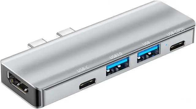 Alt view image 3 of 3 - USB Docking Station, USB C Hub USB 3.0 to Dual HDMI VGA Adapter Triple Display USB C Laptop Docking Station Dual Display for MacBook Pro/Air/M1/M2/Mac, USB C Hub for Dell/HP/Lenovo/Surface